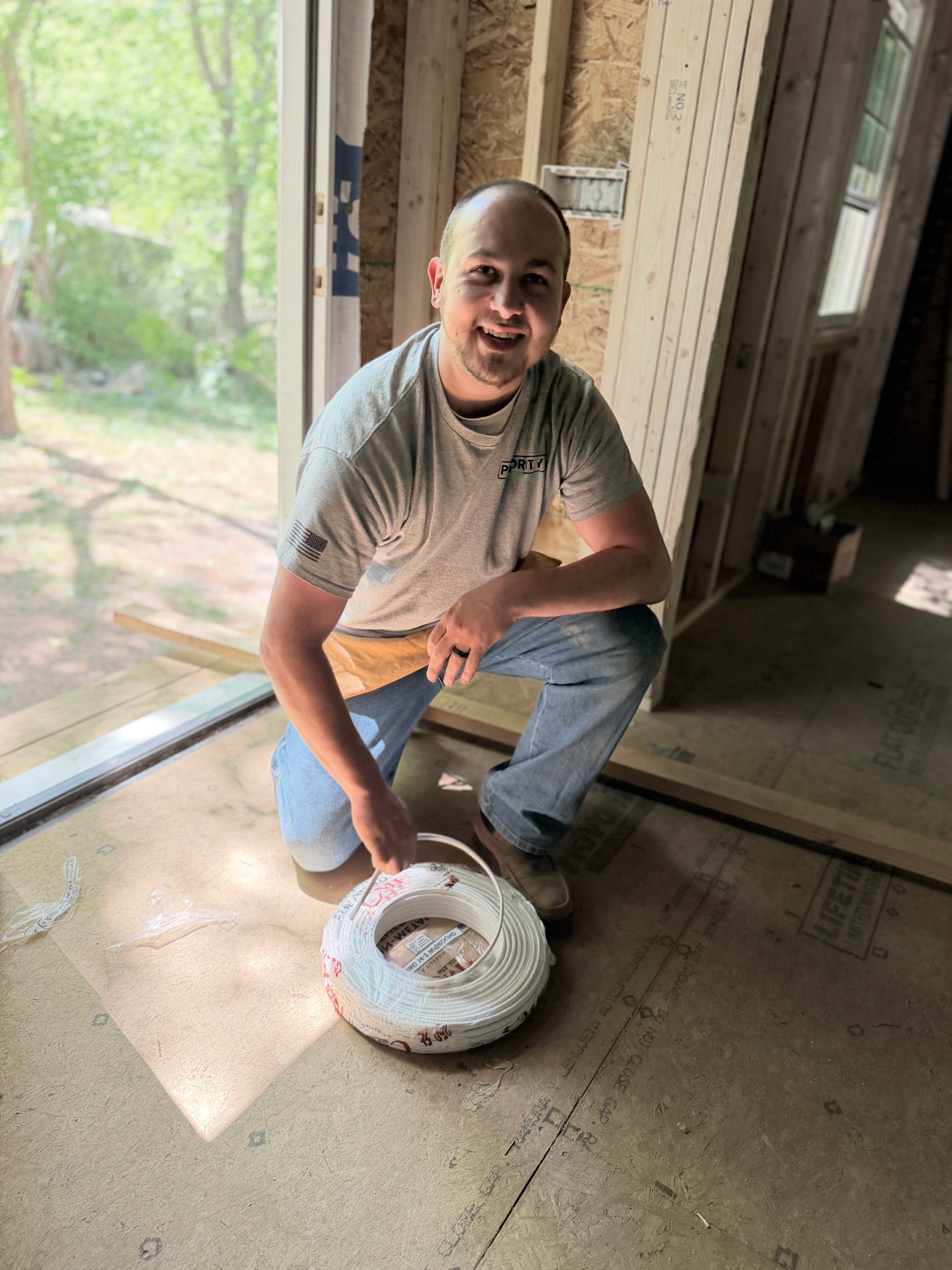 Project Inside a Home Remodel Rough-In Electrical Walkthrough image