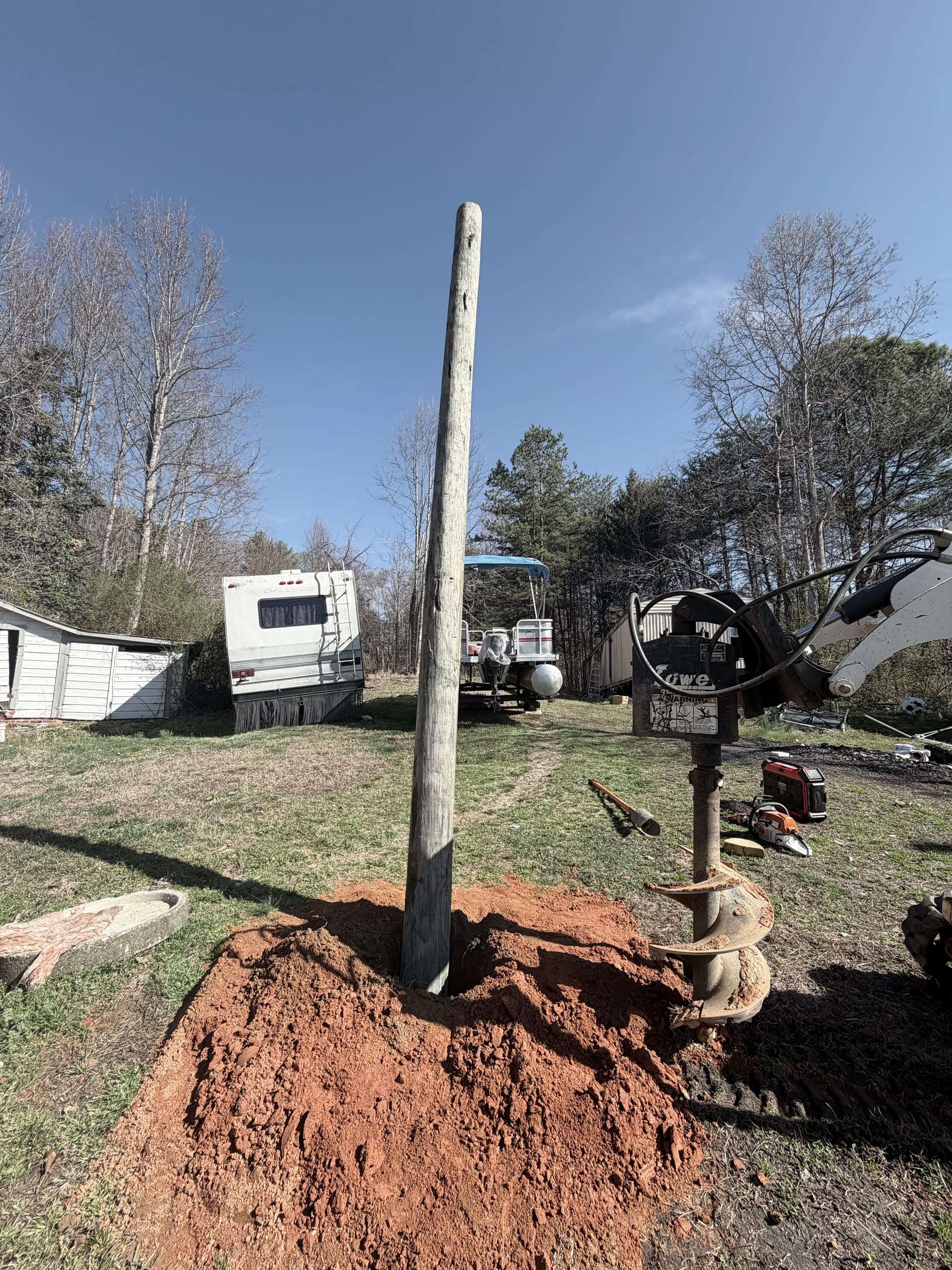 Gallery photos for Busy Day in North Carolina - Outdoor Electrical Projects in Full Swing: Image #5