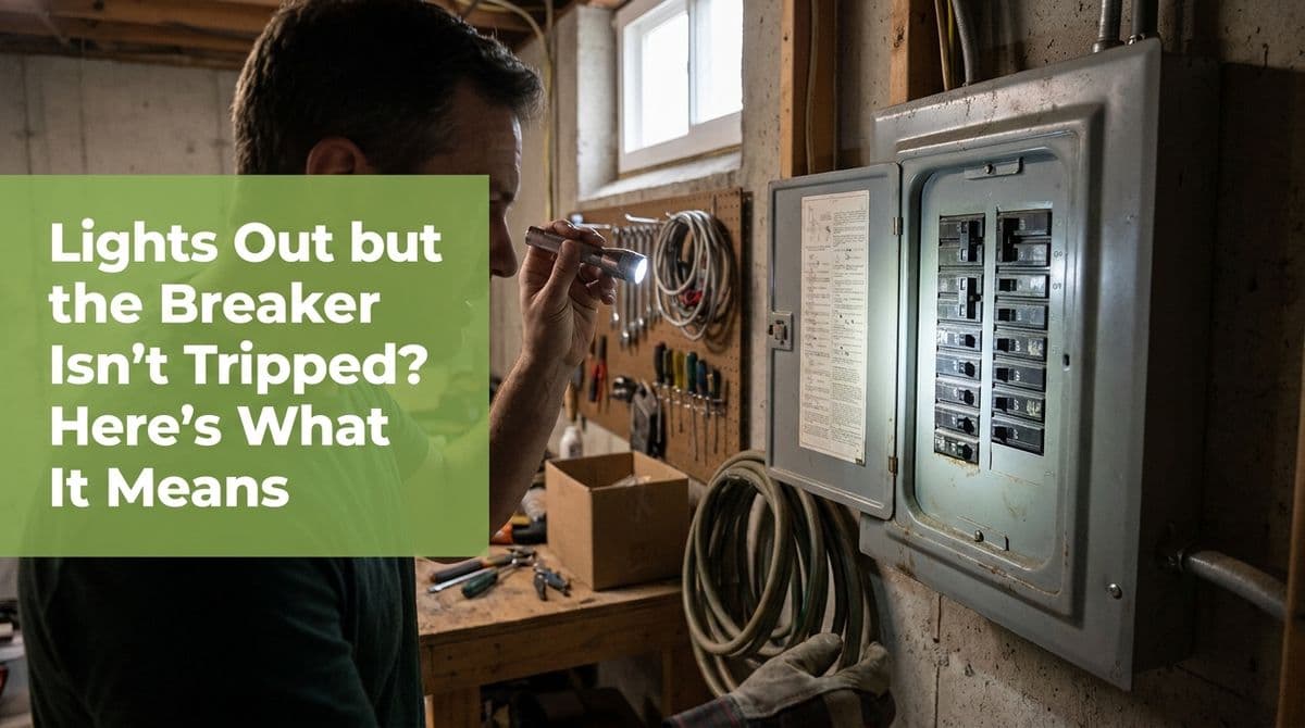 Lights Out but the Breaker Isn’t Tripped? Here’s What It Means image