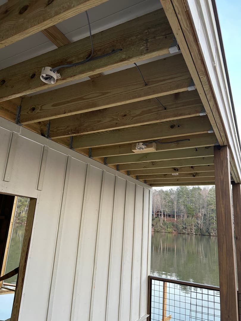 Gallery photos for Panel Installs, Lakeside Dock Wiring, and New Construction Rough-Ins: Image #1