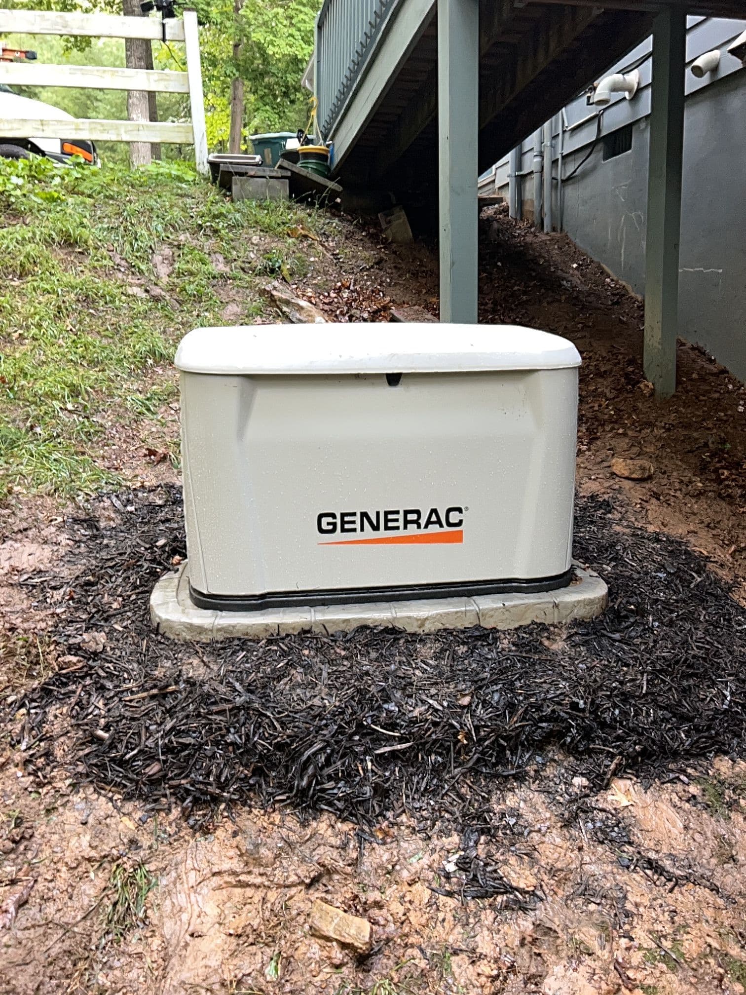 Gallery photos for Generac Whole Home Generator Installation in Jefferson NC: Image #1