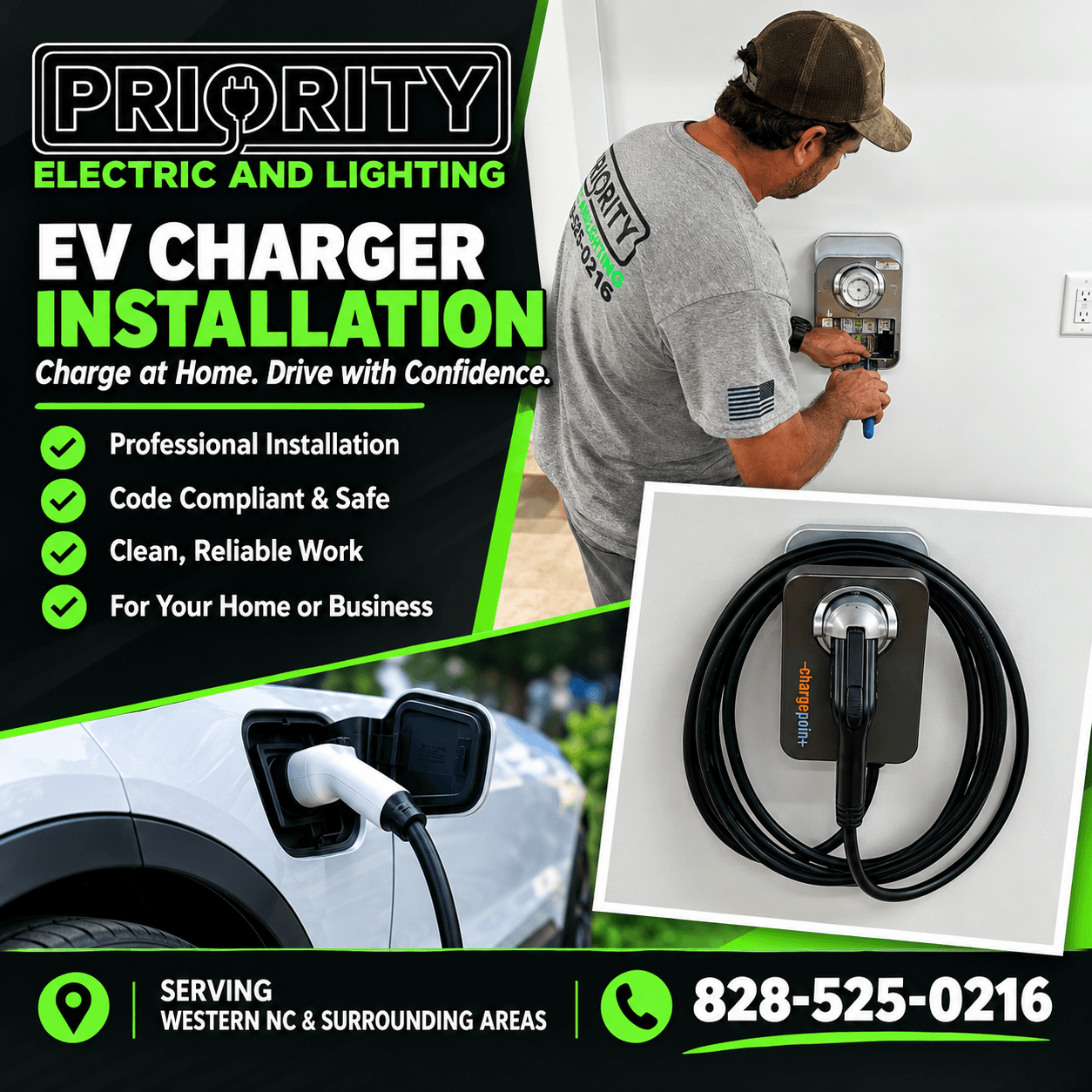Home EV Charger Installation Done Right in Western NC image